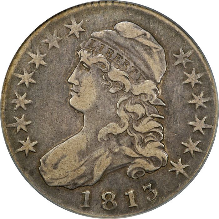 1813 Capped Bust Half Dollar (50c) O-104 Photo 3