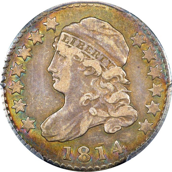 1814 Capped Bust Dime (10c) Large Date Photo 3