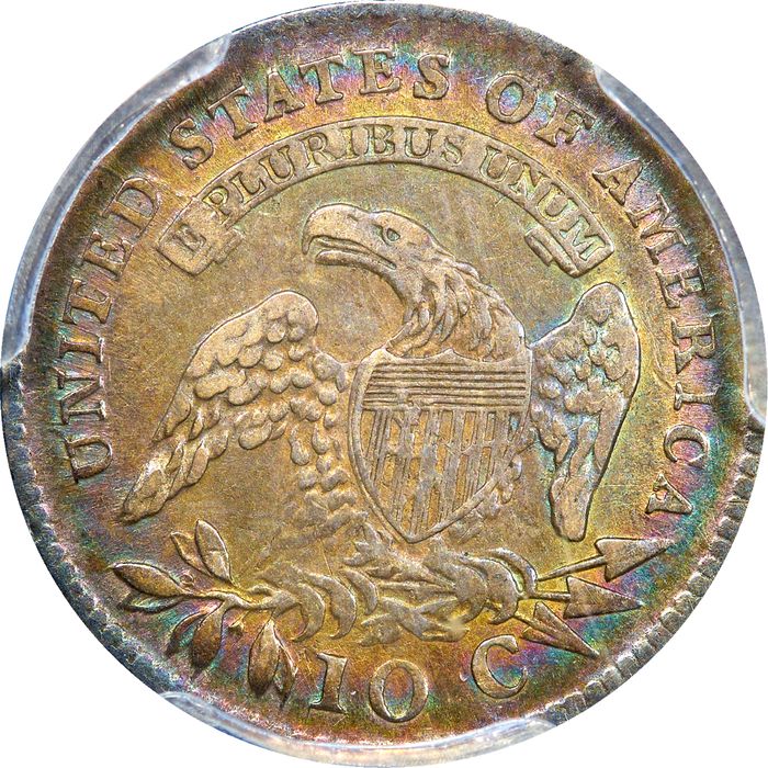1814 Capped Bust Dime (10c) Large Date Photo 4