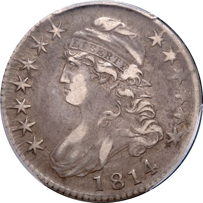 1814 Capped Bust Half Dollar (50c) E/A Obverse Image