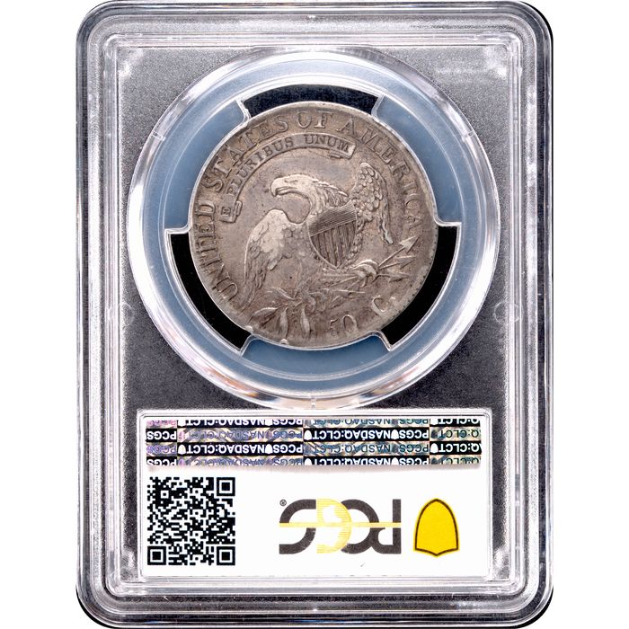 1814 Capped Bust Half Dollar (50c) E/A Reverse Slab Image