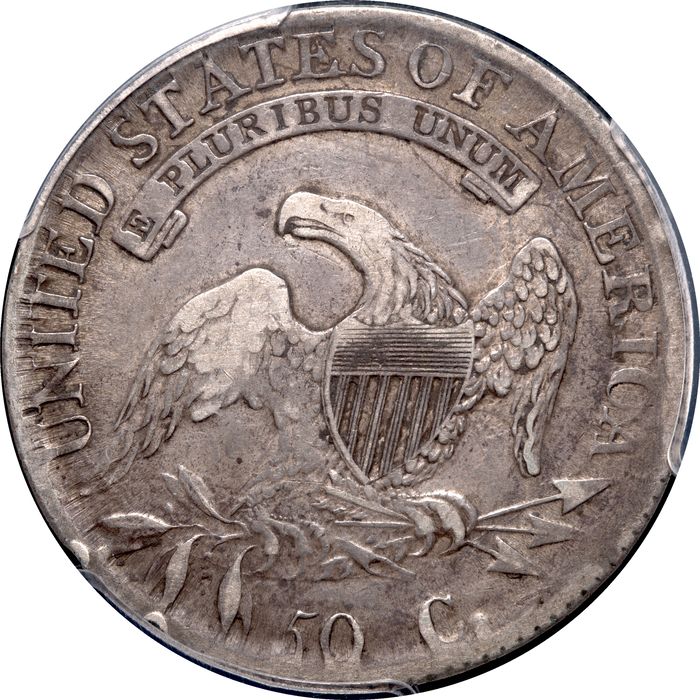 1814 Capped Bust Half Dollar (50c) E/A Reverse Image