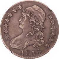 1814 Capped Bust Half Dollar (50c) Obverse Image