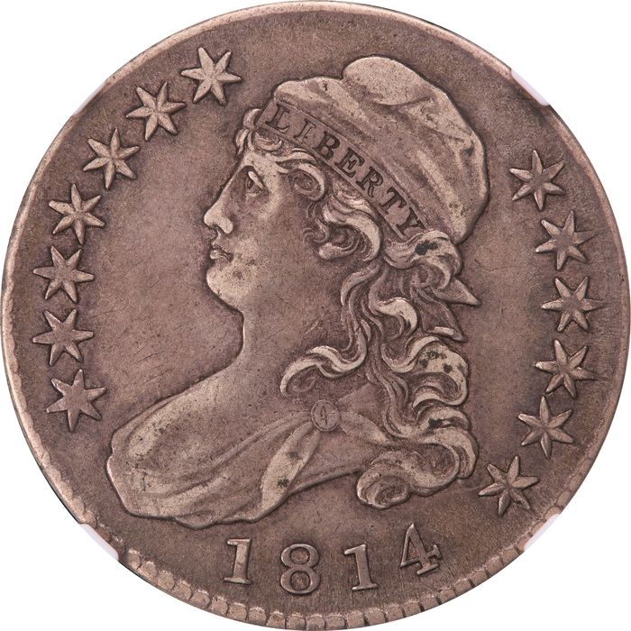 1814 Capped Bust Half Dollar (50c) Obverse Image