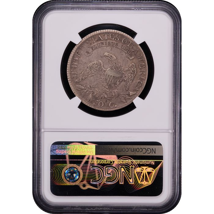 1814 Capped Bust Half Dollar (50c) Reverse Slab Image