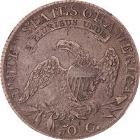 1814 Capped Bust Half Dollar (50c) Reverse Image