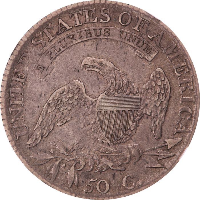 1814 Capped Bust Half Dollar (50c) Reverse Image