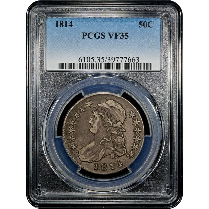 1814 Capped Bust Half Dollar (50c) O-102 Obverse Image