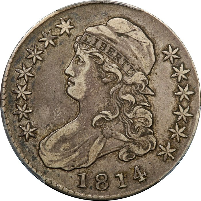 1814 Capped Bust Half Dollar (50c) O-102 Photo 3