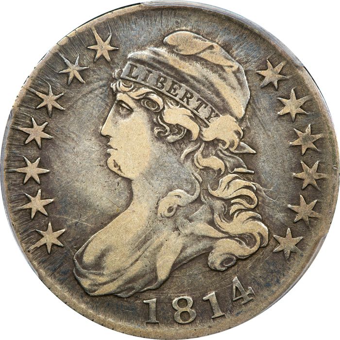 1814 Capped Bust Half Dollar (50c) O-108a E/A Obverse Image