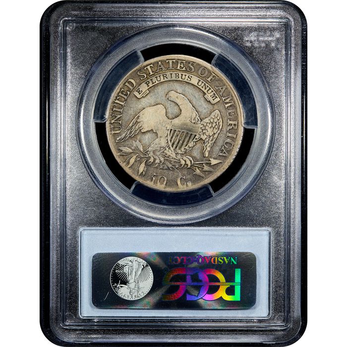 1814 Capped Bust Half Dollar (50c) O-108a E/A Reverse Slab Image