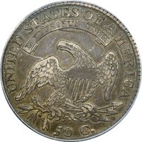 1814 Capped Bust Half Dollar (50c) O-109 Reverse Image