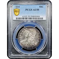 1814 Capped Bust Half Dollar (50c) Obverse Image