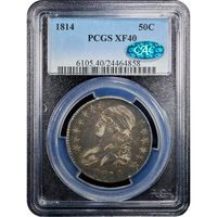 1814 Capped Bust Half Dollar (50c) Obverse Image