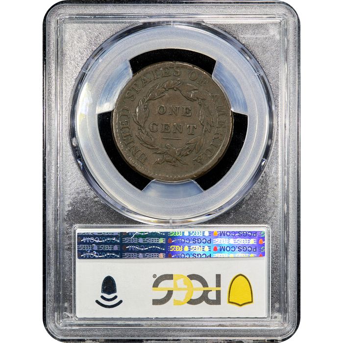 1814 Classic Head Large Cent (1c) Plain 4 Reverse Slab Image