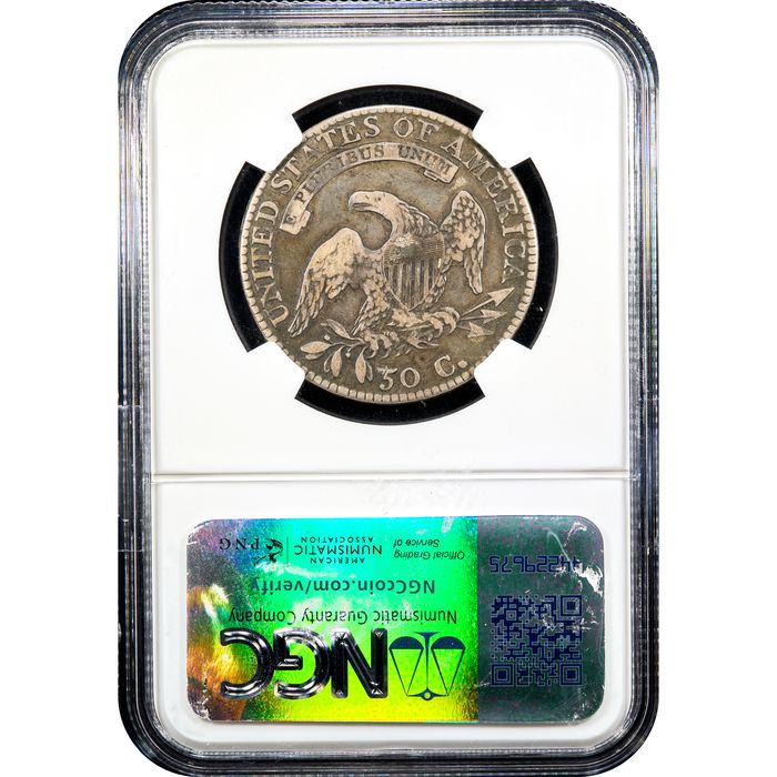 1814/3 Capped Bust Half Dollar (50c) Reverse Slab Image