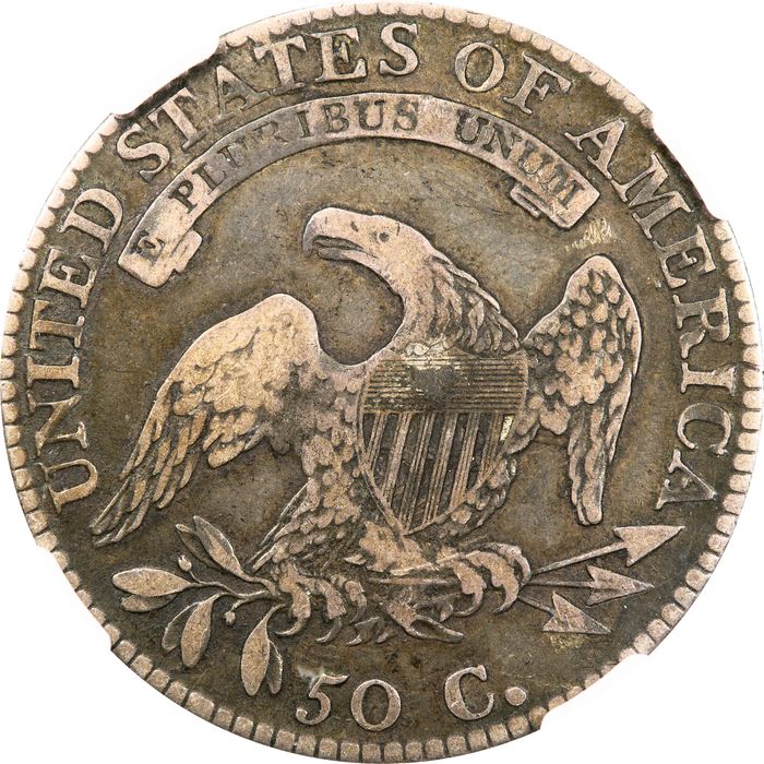1814/3 Capped Bust Half Dollar (50c) Reverse Image
