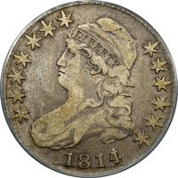 1814/3 Capped Bust Half Dollar (50c) Obverse Image
