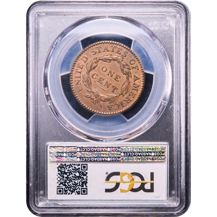 1816 Coronet Large Cent (1c) Newcomb 2 Reverse Image