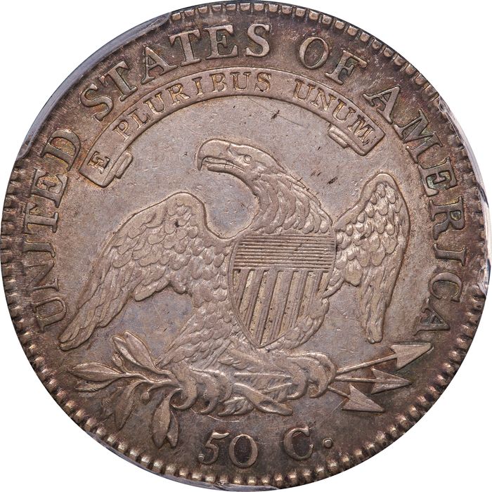 1817 Capped Bust Half Dollar (50c) 181.7 Punctuated Date Photo 4