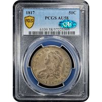1817 Capped Bust Half Dollar (50c) Obverse Image