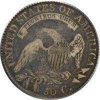 1817/3 Capped Bust Half Dollar (50c) Reverse Image
