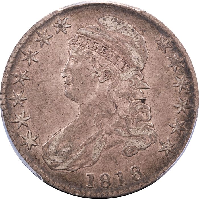 1818 Capped Bust Half Dollar (50c) Obverse Image