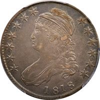 1818 Capped Bust Half Dollar (50c) Photo 3