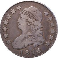 1818/5 Capped Bust Quarter (25c) Obverse Image