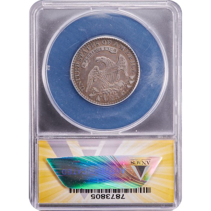 1818/5 Capped Bust Quarter (25c) Reverse Slab Image