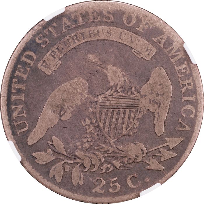 1818/5 Capped Bust Quarter (25c) Reverse Image