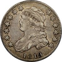 1819 Capped Bust Quarter (25c) Small 9 Photo 3