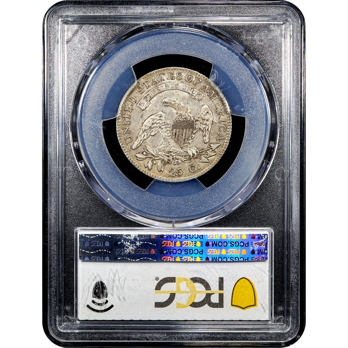 1819 Capped Bust Quarter (25c) Small 9 Reverse Image