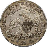 1819 Capped Bust Quarter (25c) Small 9 Photo 4