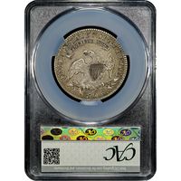 1819/8 Capped Bust Half Dollar (50c) O-102 Large 9 Reverse Slab Image