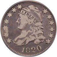 1820 Capped Bust Dime (10c) STATESOF Obverse Image