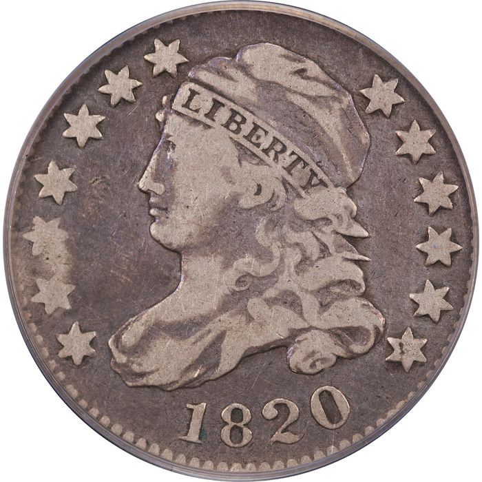1820 Capped Bust Dime (10c) STATESOF Obverse Image