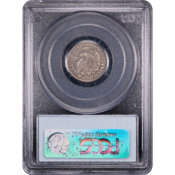 1820 Capped Bust Dime (10c) STATESOF Reverse Slab Image