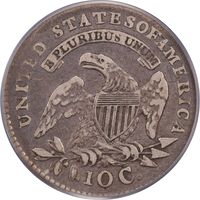 1820 Capped Bust Dime (10c) STATESOF Reverse Image