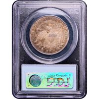1820 Capped Bust Half Dollar (50c) O-105 Sq 2 Lg Date Knob 2 Reverse Image