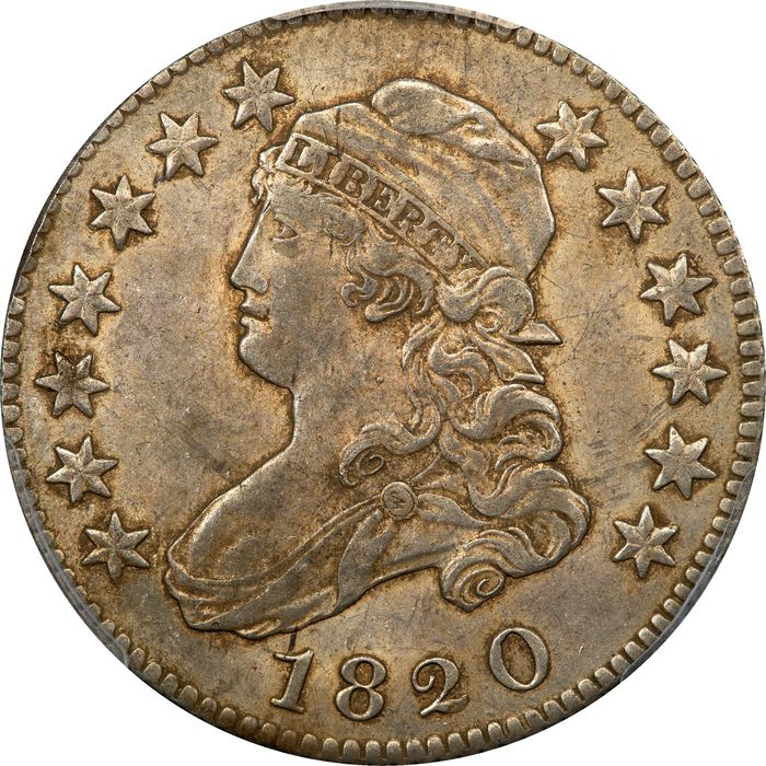 1820 Capped Bust Quarter (25c) Large 0 Photo 3
