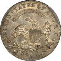 1820 Capped Bust Quarter (25c) Large 0 Photo 4