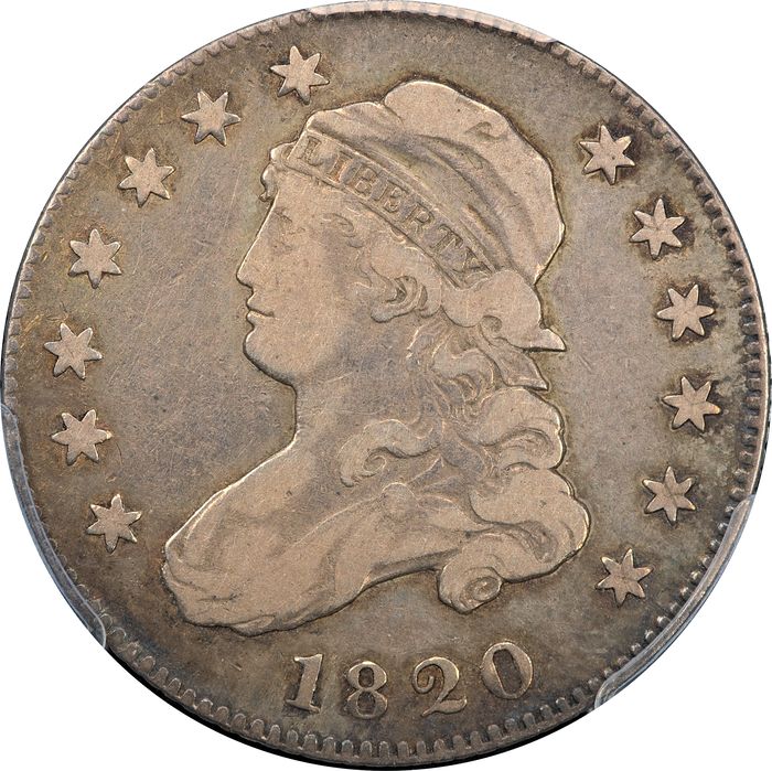 1820 Capped Bust Quarter (25c) Small 0 Obverse Image