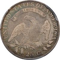 1820 Capped Bust Quarter (25c) Small 0 Reverse Image