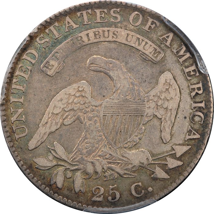 1820 Capped Bust Quarter (25c) Small 0 Reverse Image