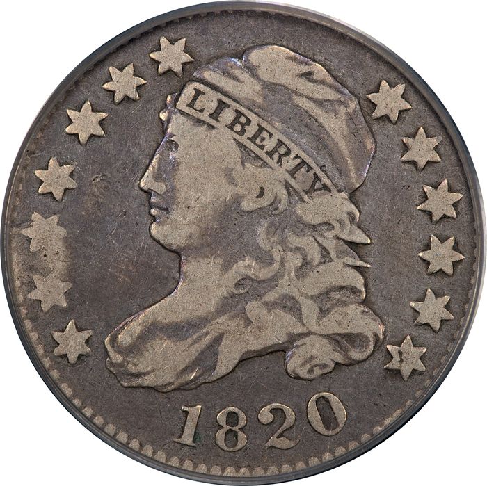 1820 STATESOF Capped Bust Dime (10c) Obverse Image