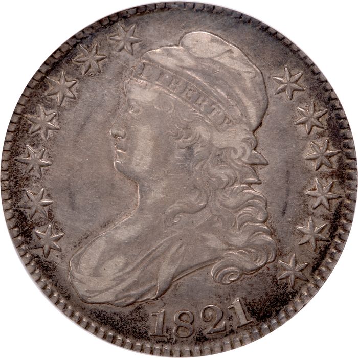 1821 Capped Bust Half Dollar (50c) O-101a Obverse Image