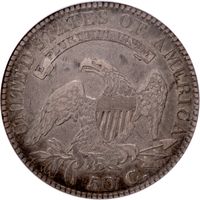 1821 Capped Bust Half Dollar (50c) O-101a Reverse Image