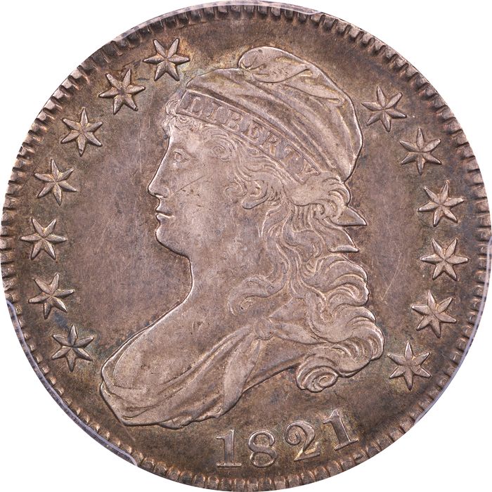 1821 Capped Bust Half Dollar (50c) O-104a (Link Pedigree) Obverse Image