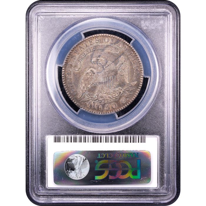 1821 Capped Bust Half Dollar (50c) O-104a (Link Pedigree) Reverse Slab Image